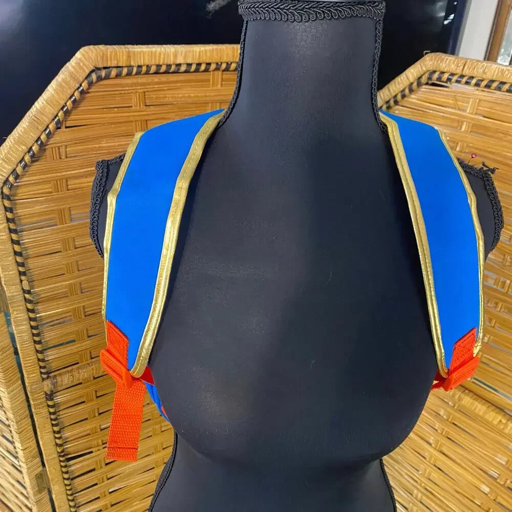 DC Wonder Woman Backpack Red White Blue Stars Gold Logo BTS school book bag